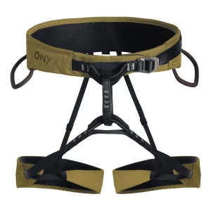 Arnés Singing Rock Onyx: cómodo, ligero y de alta resistencia, ideal para escaladores de todos los niveles. Con un diseño ergonómico, ajuste fácil y múltiples bucles para material, proporciona un excelente confort y seguridad tanto en escalada deportiva como en vías largas.