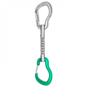 Cinta Express Austrialpin Micro Set Pack: compacta y ligera, ideal para escaladores que buscan rendimiento y durabilidad. Con mosquetones de perfil bajo y cierre de seguro, esta cinta express es perfecta para rutas de escalada deportiva, ofreciendo facilidad de uso y confianza en cada aseguramiento.