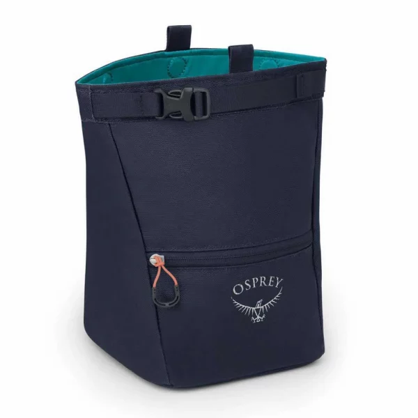 Bolsa de magnesio Osprey Zealot Boulder: diseño ergonómico, cierre seguro y máximo confort para escalada. Ideal para llevar tu magnesio siempre a mano.
