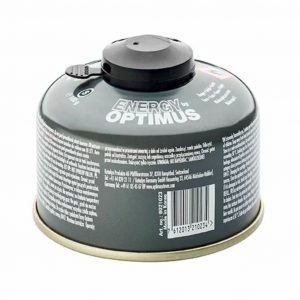 Cartucho de gas Optimus 4 Estaciones: mezcla de alto rendimiento para una combustión eficiente en cualquier clima. Ideal para camping y montañismo, garantiza un funcionamiento fiable incluso en bajas temperaturas y condiciones exigentes.