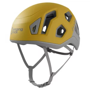 Casco Singing Rock Penta: ligero, cómodo y seguro, ideal para escaladores y alpinistas. Con un sistema de ajuste preciso y ventilación eficiente, ofrece protección excelente en actividades verticales. Perfecto para quienes buscan seguridad y confort en cada ascenso.
