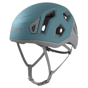 Casco Singing Rock Penta: ligero, cómodo y seguro, ideal para escaladores y alpinistas. Con un sistema de ajuste preciso y ventilación eficiente, ofrece protección excelente en actividades verticales. Perfecto para quienes buscan seguridad y confort en cada ascenso.