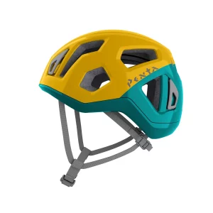 Casco Singing Rock Penta Junior: diseñado para jóvenes escaladores, ofrece máxima seguridad y comodidad. Con un ajuste fácil y sistema de ventilación eficiente, es ideal para proteger a los más pequeños durante sus aventuras de escalada y actividades al aire libre.
