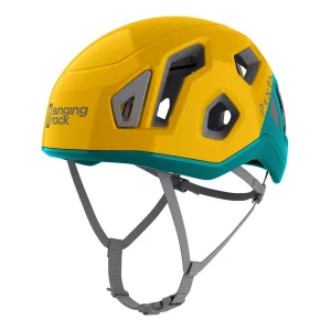 Casco Singing Rock Penta Junior: diseñado para jóvenes escaladores, ofrece máxima seguridad y comodidad. Con un ajuste fácil y sistema de ventilación eficiente, es ideal para proteger a los más pequeños durante sus aventuras de escalada y actividades al aire libre.