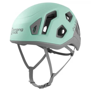 Casco Singing Rock Penta W: diseñado específicamente para mujeres, ofrece máxima protección y comodidad en actividades de escalada y alpinismo. Con un ajuste preciso, ventilación eficiente y estructura ligera, es perfecto para mantenerte segura y cómoda durante tus aventuras verticales.