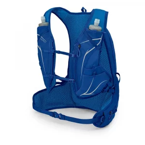 Chaleco Osprey Duro 15L w/Flasks: amplio, ligero y ergonómico, diseñado para trail running y ultramaratones. Incluye dos soft flasks para hidratación rápida