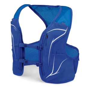 Chaleco Osprey Duro LT: ultraligero y ergonómico, diseñado para trail running. Con un ajuste cómodo y varios bolsillos de acceso rápido.