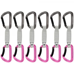 Cinta express Mammut Workhorse Keylock Pack: robusta y confiable, ideal para escaladores que buscan resistencia y durabilidad. Con mosquetones Keylock, facilita el manejo sin enganches y ofrece un rendimiento excelente en rutas de escalada deportiva y trabajos en altura. Pack económico para un rendimiento superior.