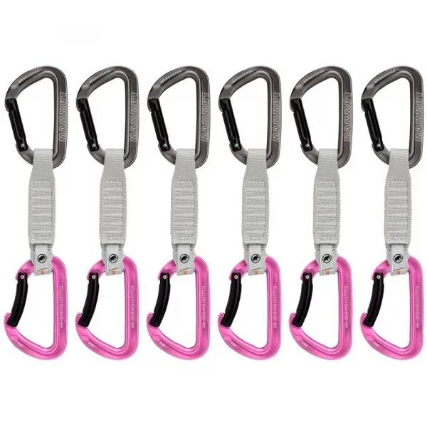 Cinta express Mammut Workhorse Keylock Pack: robusta y confiable, ideal para escaladores que buscan resistencia y durabilidad. Con mosquetones Keylock, facilita el manejo sin enganches y ofrece un rendimiento excelente en rutas de escalada deportiva y trabajos en altura. Pack económico para un rendimiento superior.