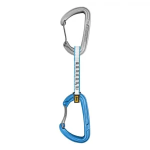 Cinta express Singing Rock Colt Wire Dyneema: ligera y resistente, diseñada para ofrecer un rendimiento óptimo en escalada deportiva. Con mosquetones de alambre y cinta Dyneema, que reduce el peso sin sacrificar la durabilidad, es ideal para rutas técnicas y de alto rendimiento.