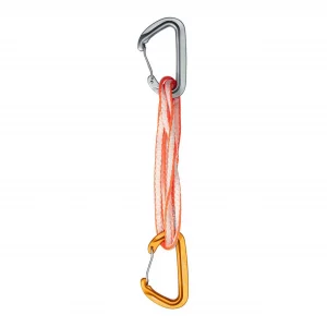 Cinta extensible Mammut Sender Wire 60cm: ligera, duradera y versátil, diseñada para facilitar el aseguramiento y anclajes en escalada. Con un mosquetón de alambre en cada extremo, ofrece gran fiabilidad y facilidad de uso, ideal para rutas técnicas y de alto rendimiento.