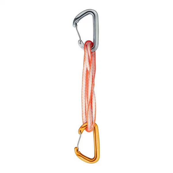 Cinta extensible Mammut Sender Wire 60cm: ligera, duradera y versátil, diseñada para facilitar el aseguramiento y anclajes en escalada. Con un mosquetón de alambre en cada extremo, ofrece gran fiabilidad y facilidad de uso, ideal para rutas técnicas y de alto rendimiento.