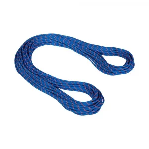 Cuerda Mammut Alpine Sender Dry 7.5 x 60m Ice/Sunrise: ultraligera, resistente y con tratamiento Dry para máximo rendimiento en condiciones húmedas y frías. Ideal para alpinismo y escalada en hielo, su diámetro reducido y certificación doble y gemela garantizan seguridad y versatilidad en terrenos técnicos.