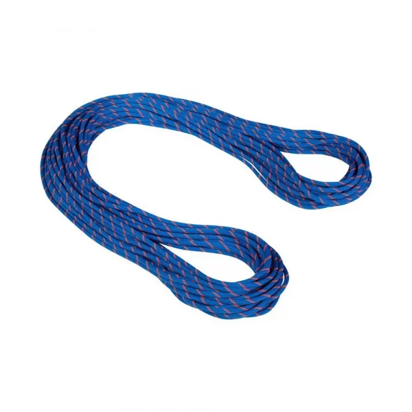Cuerda Mammut Alpine Sender Dry 7.5 x 60m Ice/Sunrise: ultraligera, resistente y con tratamiento Dry para máximo rendimiento en condiciones húmedas y frías. Ideal para alpinismo y escalada en hielo, su diámetro reducido y certificación doble y gemela garantizan seguridad y versatilidad en terrenos técnicos.