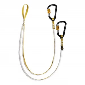Dragonera Singing Rock Bungee: práctica y resistente, ideal para mantener tus herramientas y material de escalada al alcance. Con un sistema elástico, permite una gran libertad de movimiento mientras asegura que tu equipo esté siempre a mano, perfecto para actividades verticales y trabajos en altura.