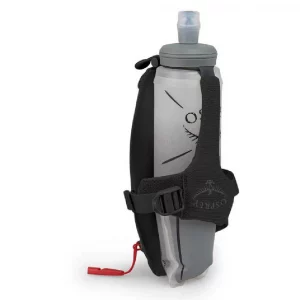 Guante botella Osprey Duro Dyna Handheld: diseñado específicamente para mujeres, ofrece un ajuste cómodo y seguro para llevar la botella de hidratación mientras corres. Ligero y ergonómico, ideal para mantener el rendimiento en carreras de trail running.