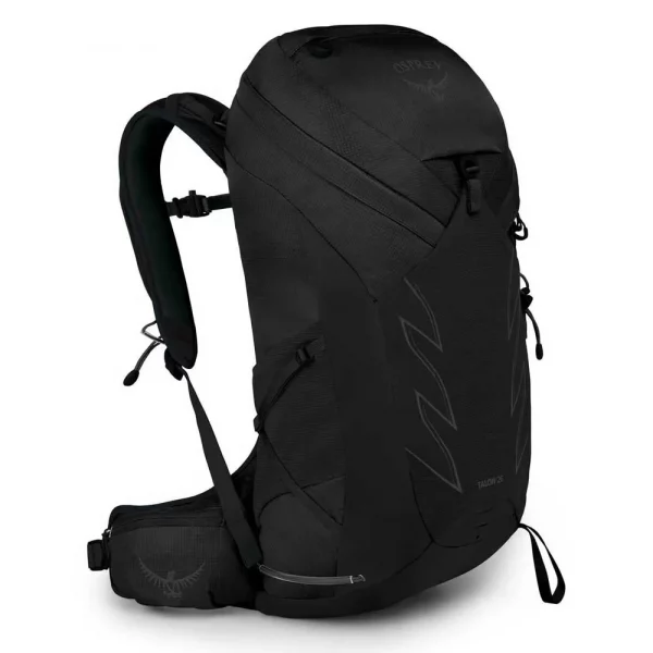 Mochila Osprey Talon 26L: compacta, ligera y versátil, ideal para senderismo y actividades al aire libre de un día. Con un ajuste ergonómico, sistema de ventilación AirScape y varios bolsillos para mantener tus pertenencias organizadas, es perfecta para aventuras rápidas y dinámicas.