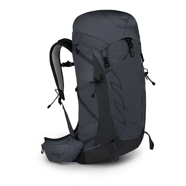 Mochila Osprey Talon 36L: ligera, cómoda y diseñada para senderismo y aventuras de un día o fines de semana. Con ajuste ergonómico, sistema de ventilación AirScape y múltiples bolsillos para una organización eficiente, es perfecta para mantenerte ágil y preparado en el camino.