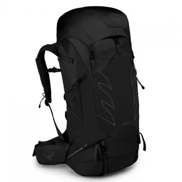 Mochila Osprey Talon 55L: versátil, ligera y diseñada para aventuras de varios días. Con un ajuste ergonómico, múltiples compartimentos y sistema de ventilación AirScape, ofrece gran capacidad y comodidad para senderismo, trekking y actividades al aire libre.