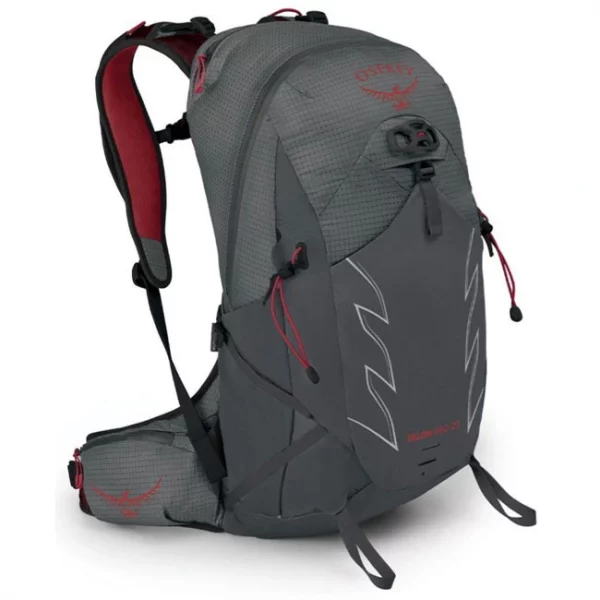 Mochila Osprey Talon Pro 20L: ligera, compacta y diseñada para actividades al aire libre como senderismo, trail running y ciclismo. Con un ajuste cómodo.