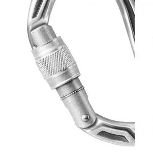 Mosquetón Edelrid Bulletproof Screw Eco: seguro, duradero y con refuerzo de acero para mayor resistencia al desgaste. Cierre de rosca para máxima seguridad.
