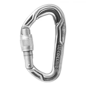 Mosquetón Edelrid Bulletproof Screw Eco: seguro, duradero y con refuerzo de acero para mayor resistencia al desgaste. Cierre de rosca para máxima seguridad.