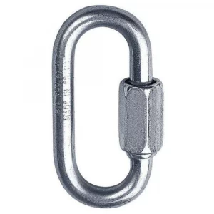 Maillón Singing Rock Mini Oval 6mm: compacto, resistente y versátil, ideal para anclajes, reuniones y aseguramientos. Fabricado en acero de alta calidad, ofrece una excelente resistencia y durabilidad, siendo perfecto para escalada, alpinismo y trabajos en altura.