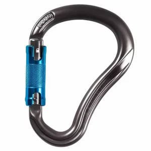 Mosquetón Ocun Harpy HMS Triple: resistente, ligero y con cierre triple para mayor seguridad. Perfecto para escalada, alpinismo y actividades que requieran máxima fiabilidad en cada anclaje. Diseño ergonómico para un manejo cómodo y seguro.