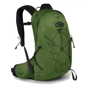 Mochila Osprey Talon 11L: ultraligera y compacta, ideal para actividades de alto rendimiento como trail running, ciclismo y senderismo rápido. Con un ajuste ergonómico y varios bolsillos para organización, es perfecta para llevar lo esencial en tus aventuras más dinámicas.