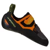Pies de gato La Sportiva Mistral: ligeros, cómodos y con excelente adherencia. Ideales para escalada deportiva y boulder, ofrecen un ajuste preciso y una gran flexibilidad, brindando un alto rendimiento en superficies técnicas y movimientos dinámicos. Perfectos para escaladores que buscan confort y precisión.