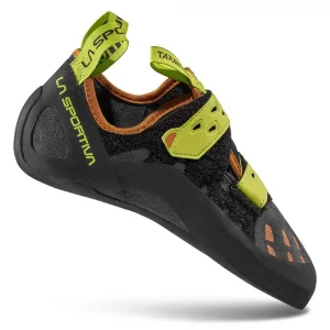 Pies de gato La Sportiva Tarantula: cómodos, duraderos y con un diseño fácil de usar, ideales para escaladores principiantes y avanzados. Su cierre de velcro proporciona un ajuste rápido y seguro, mientras que su suela de goma ofrece excelente adherencia. Perfectos para escalada deportiva y rocódromos.