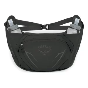 Riñonera de hidratación Osprey Duro Dyna Belt: ligera, cómoda y diseñada para trail running. Con ajuste seguro, bolsillos de fácil acceso y espacio para una botella, es ideal para mantenerte hidratado en tus entrenamientos y competiciones.