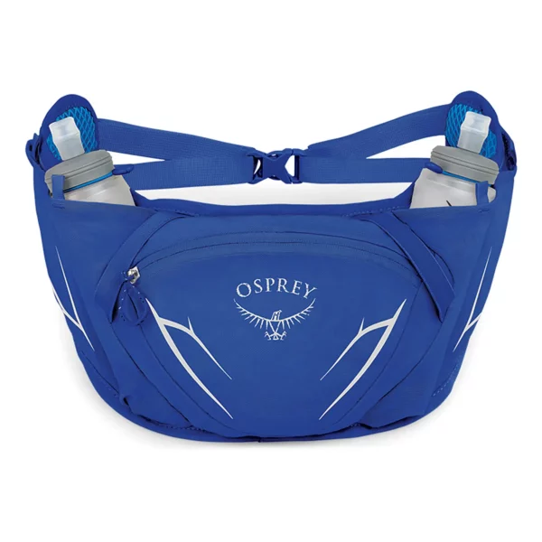 Riñonera de hidratación Osprey Duro Dyna Belt: ligera, cómoda y diseñada para trail running. Con ajuste seguro, bolsillos de fácil acceso y espacio para una botella, es ideal para mantenerte hidratado en tus entrenamientos y competiciones.