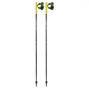 Bastones Leki Evotrail FX.One TA: bastones plegables de alto rendimiento, fabricados con carbono para una excelente combinación de ligereza y robustez. El sistema Trigger A ofrece un ajuste rápido y seguro, ideal para terrenos técnicos y largas distancias, brindando comodidad y control en cada zancada.