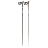 Bastones Leki Flash Carbon: bastones de longitud fija diseñados para Nordic Walking, fabricados con un 70 % de carbono para una óptima rigidez y ligereza. Equipados con empuñadura Nordic Shark y dragonera Shark Frame Strap Mesh, ofrecen una transmisión de energía eficiente y un ajuste cómodo. La punta Power Grip garantiza un agarre seguro en superficies pavimentadas, ideales para entrenamientos intensivos y caminatas técnicas.