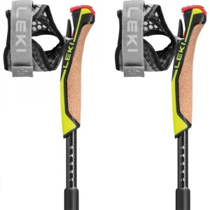Bastones Leki Speed Pacer Vario: bastones de marcha nórdica ajustables, fabricados en carbono para ofrecer ligereza y resistencia. Incorporan empuñadura Nordic Shark y correa Shark Frame Strap Mesh, que garantizan una transmisión de potencia eficiente y un control preciso. Su sistema de bloqueo Super Lock permite ajustar la longitud de forma rápida y segura, adaptándose a diferentes necesidades y terrenos. Ideales para quienes buscan rendimiento y versatilidad en sus entrenamientos.
