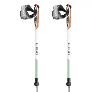 Bastones Leki Spin Shark SL: bastones de marcha nórdica de dos tramos, fabricados en aluminio HTS 5.5 para una óptima combinación de ligereza y resistencia. Equipados con empuñadura Shark 2.0 de corcho bi-componente y correa ajustable de malla transpirable, ofrecen una conexión eficiente y cómoda. El sistema de ajuste Speed Lock Plus permite una regulación rápida y segura de la longitud, adaptándose a diferentes usuarios y terrenos.