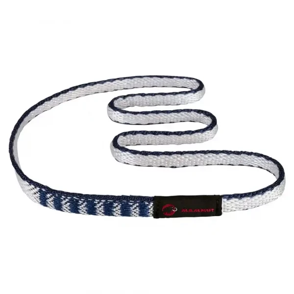 Cinta Dyneema Mammut Contact 8.0 30cm: ligera, resistente y versátil, esta cinta de 30 cm es ideal para alpinismo y escalada deportiva. Fabricada en Dyneema de alta calidad, ofrece una excelente resistencia al desgaste y mínimo peso, perfecta para montajes de anclajes y puntos intermedios en rutas técnicas.