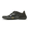 Zapatillas FiveFingers KSO Evo Junior: diseñadas para niños activos, estas zapatillas minimalistas ofrecen una excelente tracción y flexibilidad gracias a su suela Vibram® de menos de 5 mm. La parte superior de poliéster es transpirable y vegana, proporcionando comodidad durante todo el día. Ideales para actividades al aire libre, deportes y uso diario, fomentan una pisada natural y una conexión directa con el suelo.​