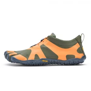 Zapatillas FiveFingers V-Alpha: diseñadas para una experiencia de carrera y trekking más natural, estas zapatillas cuentan con una suela Vibram® que asegura una tracción superior en terrenos variados. Su diseño ligero y flexible permite una mayor libertad de movimiento, mientras que la parte superior de malla ofrece ventilación y comodidad. Ideales para actividades de alta intensidad, las V-Alpha te brindan una conexión directa con el suelo, mejorando tu equilibrio y agilidad.