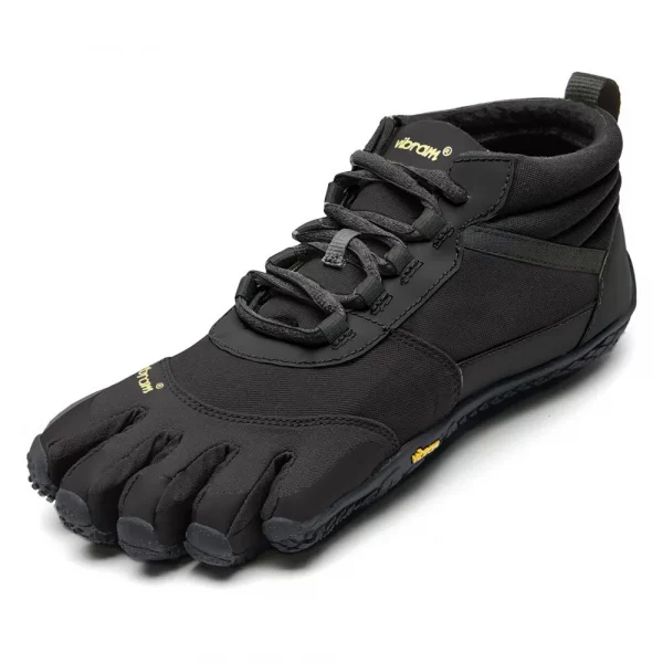 Zapatillas FiveFingers V-Trek Insulated: diseñadas para climas fríos, combinan aislamiento térmico con una parte superior de lana sintética y forro polar para mayor calidez. Su suela Vibram Icetrek garantiza tracción en superficies frías, húmedas o heladas. Con diseño de dedos separados, ofrecen libertad de movimiento, sensibilidad y protección en cada paso. Ideales para senderismo invernal y aventuras minimalistas.
