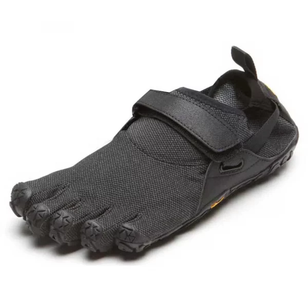 Zapatillas FiveFingers Spyridon Evo W: versión femenina de las Spyridon Evo, ideales para trail running y caminatas técnicas. Su suela Vibram® garantiza agarre en terrenos irregulares, y el diseño de dedos separados ofrece una pisada natural, ligera y estable. Combinan transpirabilidad, protección y libertad de movimiento.