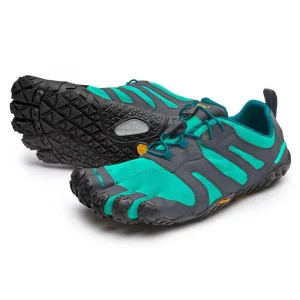 Zapatillas FiveFingers V-Trail W: diseñadas específicamente para mujeres, estas zapatillas ofrecen un ajuste óptimo y gran tracción en terrenos técnicos y resbaladizos. Con la suela Vibram Megagrip, proporcionan un excelente agarre en superficies mojadas y secas. Su diseño de dedos separados favorece la movilidad natural y una mayor sensación de contacto con el suelo. Perfectas para trail running y actividades al aire libre exigentes.