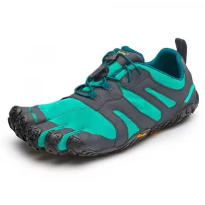 Zapatillas FiveFingers V-Trail W: diseñadas específicamente para mujeres, estas zapatillas ofrecen un ajuste óptimo y gran tracción en terrenos técnicos y resbaladizos. Con la suela Vibram Megagrip, proporcionan un excelente agarre en superficies mojadas y secas. Su diseño de dedos separados favorece la movilidad natural y una mayor sensación de contacto con el suelo. Perfectas para trail running y actividades al aire libre exigentes.