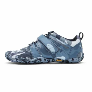 Zapatillas FiveFingers V-Train 2.0 Camo: diseñadas para entrenamiento funcional, fuerza y CrossFit, ofrecen un ajuste preciso y libertad total de movimiento gracias a su diseño minimalista. La suela Vibram proporciona excelente tracción y protección, manteniendo una conexión directa con el suelo. Resistentes, cómodas y pensadas para deportistas exigentes